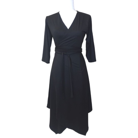 Black Wrap Dress